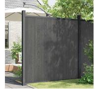vidaXL Panneau de clôture 173x186 cm HKC WPC gris – Brise-vue 4003980