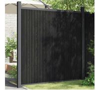 vidaXL Panneaux de Clôture, Barrière de Protection, Brise-vue, Écran d'Intimité de Terrasse Jardin Patio Extérieur, Gris 4003980