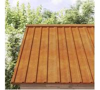 vidaXL Panneaux de toiture 12 pcs rouillé 60x44 cm Acier corten 151970