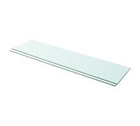 Vidaxl Panneaux D'étagère 2 Pcs Verre Transparent 100 X 25 Cm