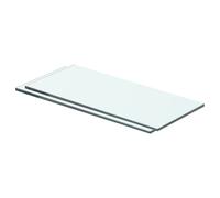 Vidaxl Panneaux D'étagère 2 Pcs Verre Transparent 40 X 12 Cm