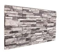 vidaXL Panneaux muraux 10 pcs Gris foncé et gris clair 100 x 50 cm 42046641