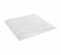 vidaXL Panneaux muraux 48 pcs Pierre Blanche 50 x 50 cm Mousse XPS 42046046