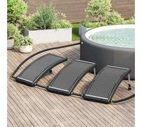 vidaXL Panneaux solaires chauffants courbes pour piscine 3 pcs. 110x65 cm