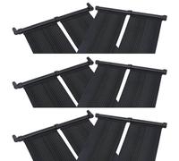 vidaXL Panneaux solaires de chauffage de piscine 6 pcs 80x310 cm