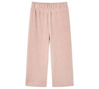 vidaXL Pantalons pour Enfants, Vêtement avec Ceinture pour Garçons et Filles, Pantalons avec Poches pour Tout-Petits 9-10 Ans, Velours Côtelé Rose Clair 140