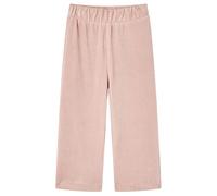 vidaXL Pantalons pour Enfants, Vêtement avec Ceinture pour Garçons et Filles, Pantalons avec Poches pour Tout-Petits 3-4 Ans, Velours Côtelé Rose Clair 104