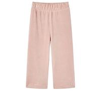vidaXL Pantalons pour Enfants, Vêtement avec Ceinture pour Garçons et Filles, Pantalons avec Poches pour Tout-Petits 5-6 Ans, Velours Côtelé Rose Clair 116