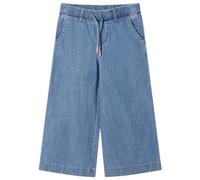 vidaXL Pantalons pour Enfants Vêtement Ceinture Élastique Tout-Petits Bleu Denim 140