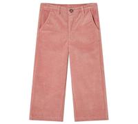 vidaXL Pantalons pour Enfants Vêtement Poches Tout-Petit Velours Côtelé Rose Ancien 104