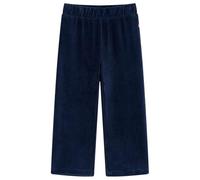vidaXL Pantalons pour Enfants, Vêtement pour Garçons et Filles, Pantalons avec Poches pour Tout-Petits 3-4 Ans, Velours Côtelé Bleu Marine 104