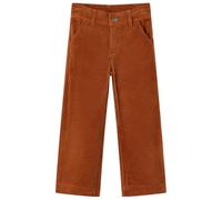 vidaXL Pantalons pour Enfants, Vêtement pour Garçons et Filles, Pantalons avec Poches pour Tout-Petits 5-6 Ans, Velours Côtelé Cognac 116