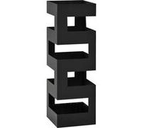 vidaXL Porte-parapluie Tetris Acier Noir