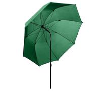 vidaXL Parapluie de pêche vert 300x240 cm