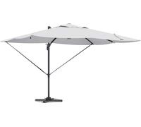 vidaXL Parapluie Roma Beige, Noir 352 x 251 x 265 cm