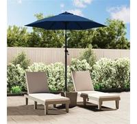 vidaXL Parasol Aluminium 200 x 224 cm Bleu