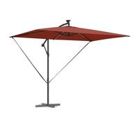 vidaXL Parasol 294 x 200 x 270 cm Polyester et Aluminium Terre Cuite