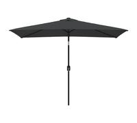 vidaXL Parasol avec mât en métal 300 x 200 cm Anthracite