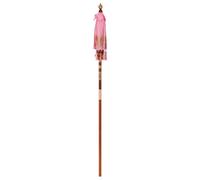 Vidaxl Parasol Balinais Autre Rose X 260 Cm Coton Et Bois Massif