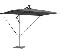 vidaXL Parasol banane en saillie anthracite 294 x 200 x 254 cm