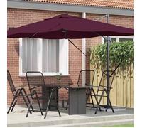 vidaXL Parasol Bordeaux 351 x 250 x 260 cm Polyester et Aluminium 42003349