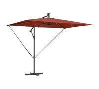 Vidaxl Parasol Banane À Mât Déporté Couleur Terre Cuite