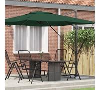 Vidaxl Parasol Cantilever Roma Vert 286x285x265 Cm Aluminium