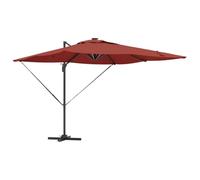 vidaXL Parasol Couleur Terre Cuite 286 x 285 x 270 cm Aluminium, Parasol rectangulaire d'extérieur, inclinable, Rotatif pour terrasse et Jardin, Ombre Moderne d'été