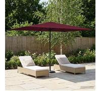 Vidaxl Parasol De Jardin 200 X 300 Cm Polyester Rectangulaire Bordeaux