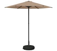 Vidaxl Parasol De Jardin 230 X 230 Cm Polyester Rectangulaire Taupe