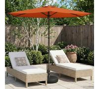 Vidaxl Parasol De Jardin 270 X 270 Cm Polyester Rectangulaire
