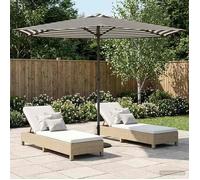 vidaXL Parasol de jardin 270 x 270 cm Polyester Rectangulaire 42036193