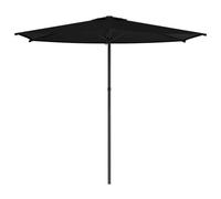 Vidaxl Parasol De Jardin 270 X 270 Cm Polyester Rectangulaire Noir