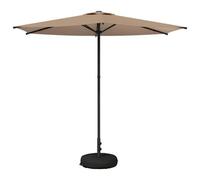 Vidaxl Parasol De Jardin 270 X 270 Cm Polyester Rectangulaire Taupe