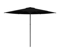 Vidaxl Parasol De Jardin 300 X 300 Cm Polyester Rectangulaire Noir
