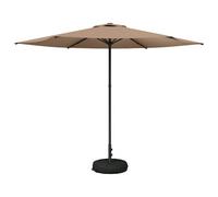 Vidaxl Parasol De Jardin 300 X 300 Cm Polyester Rectangulaire Taupe