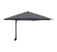Vidaxl Parasol De Jardin Mural Avec Leds Antracite 248 Cm