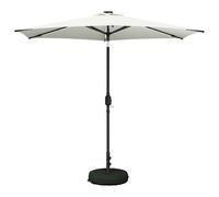 Vidaxl Parasol De Jardin Avec Lampes Led 270 X 270 Cm Polyester Crème