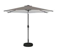 Vidaxl Parasol De Jardin Avec Lampes Led 300 X 300 Cm Polyester