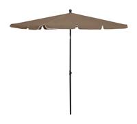Vidaxl Parasol De Jardin Avec Mât 210x140 Cm Taupe