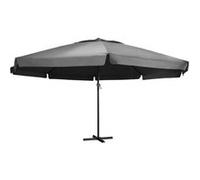 Parasol met aluminium paal 600 cm antracietkleurig47372