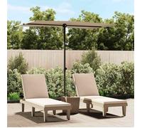 vidaXL Parasol de Jardin avec Mât en Aluminium, Pare-soleil de Patio, Abri de Soleil, Parasol de Terrasse Extérieur, 2x1,5 m 47339