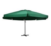 Vidaxl Parasol De Jardin Avec Mât En Aluminium 600 Cm Vert Vert