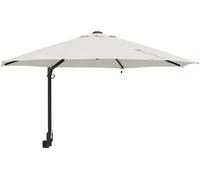 Vidaxl Parasol Mural Avec Leds Sable 248 Cm