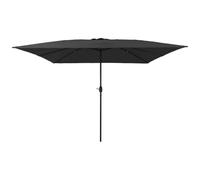 Parasol De Jardin Carré Vidaxl 295x245 Cm Anthracite