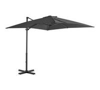 vidaXL Parasol de Jardin en Porte-à-faux et Poteau en Aluminium, Pare-soleil de Patio, Abri de Soleil, Parasol de Plage 44618 Gris G