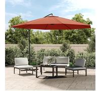 vidaXL Parasol de Jardin en Porte-à-faux et Poteau en Aluminium, Pare-soleil de Patio, Abri de Soleil, Parasol de Plage 44508