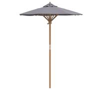 vidaXL Parasol de Jardin Gris foncé 150x210 cm en Bambou