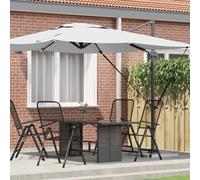 Vidaxl Parasol De Patio Sable Auvent En Polyester 3m Hauteur Réglable