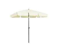 vidaXL Parasol de Plage Abri de Soleil Parasol de Jardin Parasol de Patio Terrasse Extérieur Anti-UV Anti-décoloration Jaune 314727